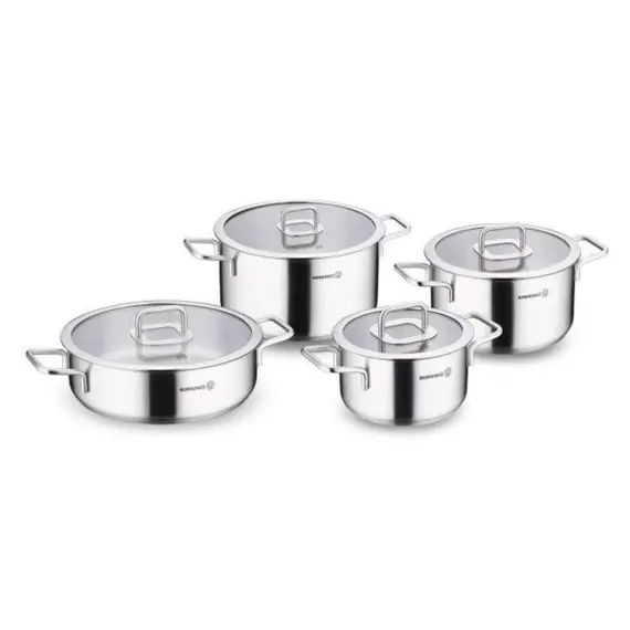 ქვაბების ნაკრები Korkmaz A2931 Stella 8 pcs Cookware Set