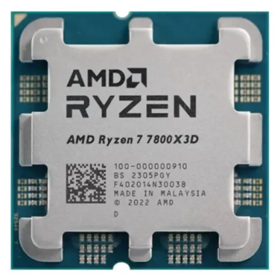პროცესორი AMD Ryzen 7 7800X3D 4.2GHz Turbo Boost 5.0GHz 8MB AM5
