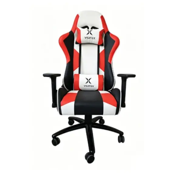 სათამაშო სავარძელი Vertex NITRO Gaming Chair Red/White PU