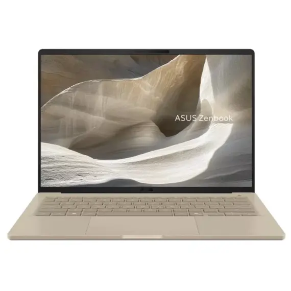 ნოუთბუქი Asus Zenbook A14  14'' OLED Snapdragon X2  Elite X2E88100  4.0GHz  32GB 1TB SSD Adreno iGPU  WIN 11 HOME Beige