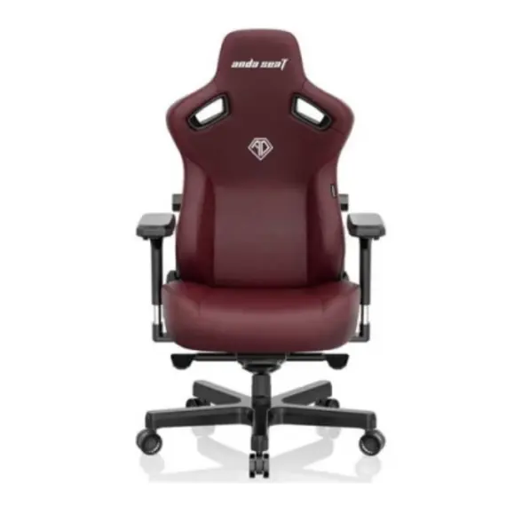სათამაშო სავარძელი AndaSeat Chair Kaiser 3, PVC leather, 4D-Armrests, maroon