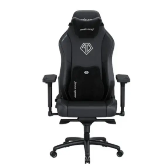 სათამაშო სავარძელი AndaSeat Chair Phantom 3 XL, PVC leather, 4D-Armrests, black