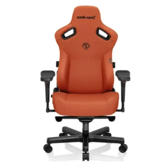სათამაშო სავარძელი AndaSeat Chair Kaiser 3, PVC leather, 4D-Armrests, orange