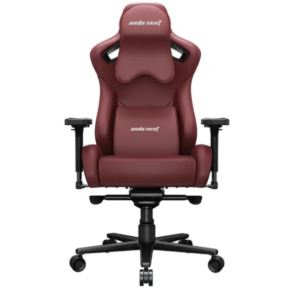 სათამაშო სავარძელი AndaSeat Chair Kaiser 2 Pro XL, PVC leather, 4D-Armrests, maroon