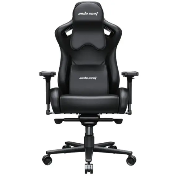 სათამაშო სავარძელი AndaSeat Chair Kaiser 2 Pro XL, PVC leather, 4D-Armrests, black