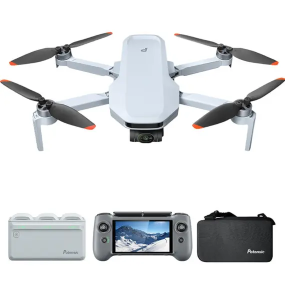 დრონი Potensic ATOM 2 Screen Remote (Fly More Combo) AI Tracking Grey