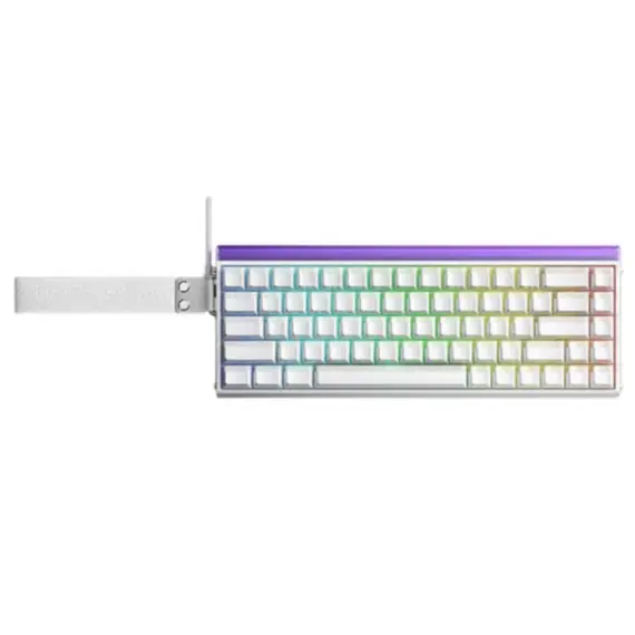 კლავიატურა AULA HERO68 RGB Gaming Keyboard White (Meteor Magnetic Switch)