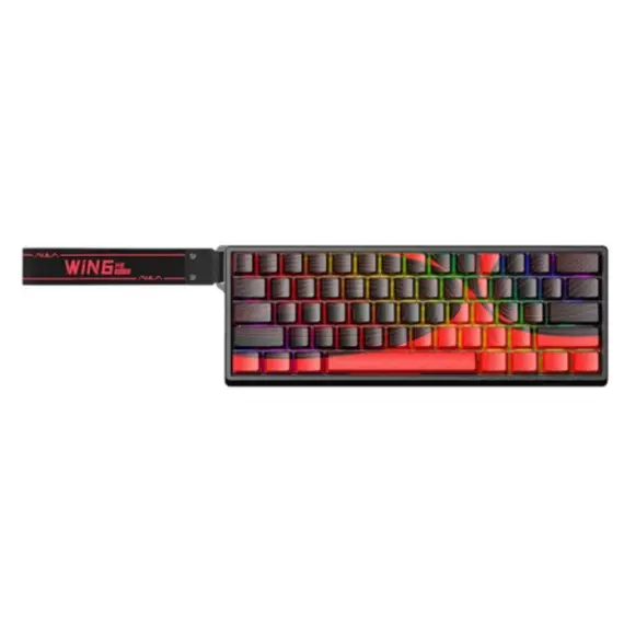 კლავიატურა AULA WIN60 MAX RGB Gaming Keyboard Black/Red (Magnetic Switch)