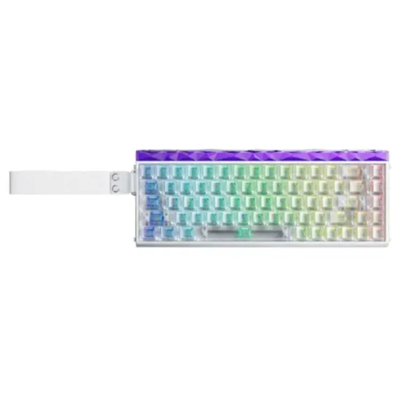 კლავიატურა AULA HERO68 RGB Gaming Keyboard White Translucent Keycaps (Silver Magnetic Switch)
