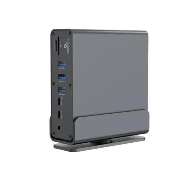 დოქ სადგური Gembird A-CF-COMBO15-01 USB Type-C 15-in-1 multi-port Adapter