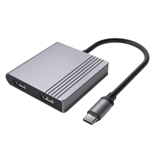 ადაპტერი Gembird A-CM-COMBO3-04 USB Type-C 3-in-1 multi-port Adapter (USB port+HDMI+PD) Space Grey