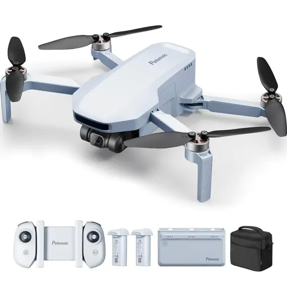დრონი Potensic Drone ATOM SE (Expansion Kit) 3 batteries in total Grey