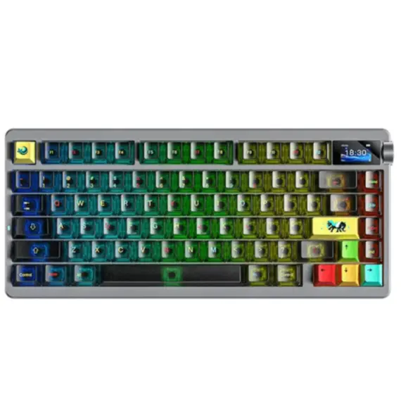 კლავიატურა AULA NOVA75 Mechanical Keyboard Black translucent keycaps (Dream Sakura Switch)