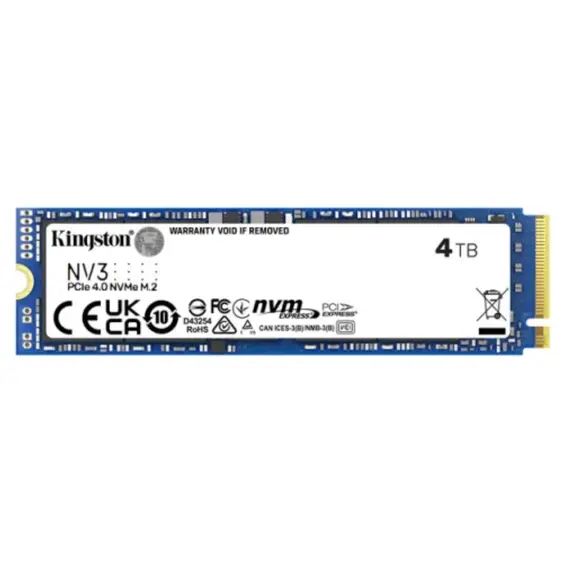 მყარი დისკი Kingston 4000G NV3 M.2 2280 PCIe 4.0 NVMe SSD