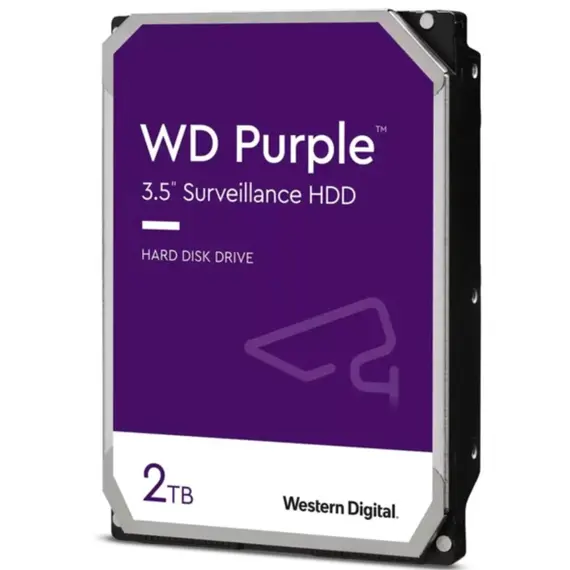 მყარი დისკი HDD WD 2TB PURPLE WD23PURZ