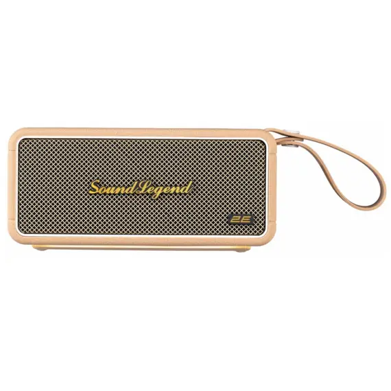 დინამიკი 2E SoundLegend 80W, BT 5.3, TWS, FLAC, MP3, WAV, EQ, Power Bank, IPX6, RGB, Brown