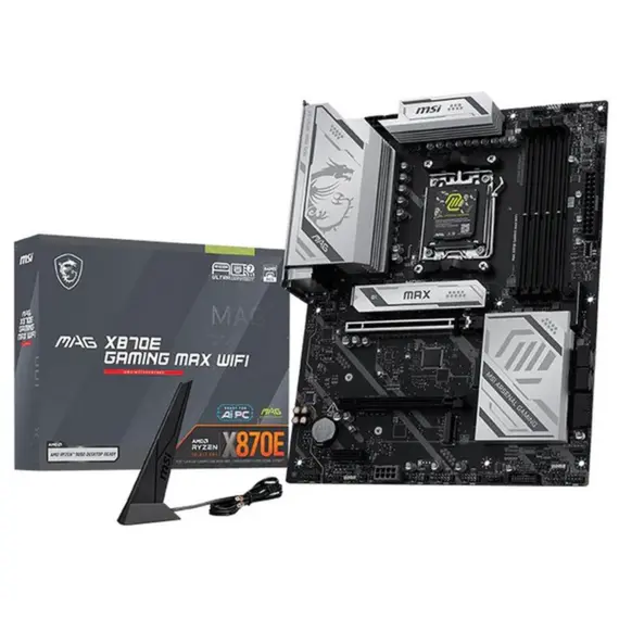 Motherboard MSI MAG X870E GAMING MAX WIFI sAM5 X870E 4xDDR5 M.2 HDMI Wi-Fi BT ATX