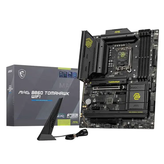 Motherboard MSI MAG B860 TOMAHAWK WIFI s1851 B860 4xDDR5 M.2 HDMI DP Wi-Fi BT ATX