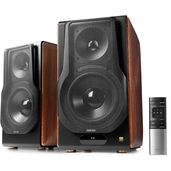 Speaker Edifier S3000MK Ⅱ, 256W, Bluetooth, XLR, Optical, RCA, Coaxial, USB, Speaker, Brown