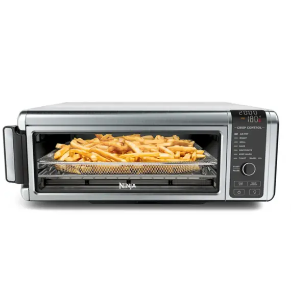 Electric oven Ninja SP101EU, 2400W, 8in1 Flip Mini Oven, Black/Silver