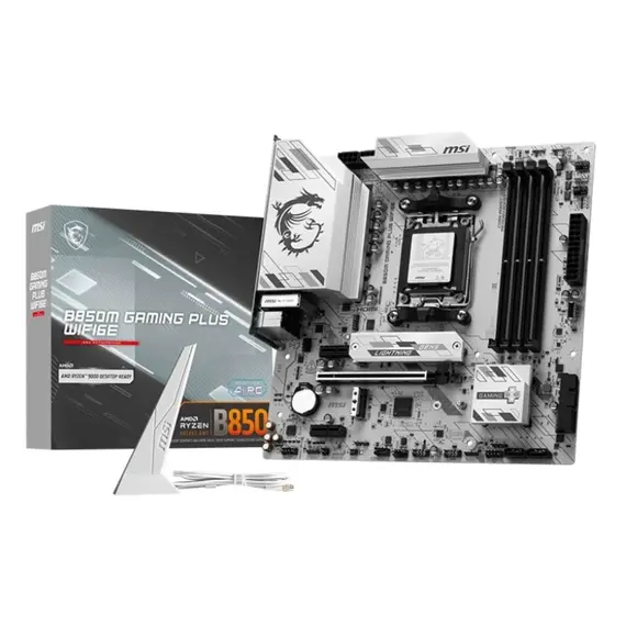 Motherboard MSI B850M GAMING PLUS WIFI6E sAM5 B850 4xDDR5 M.2 HDMI DP WiFi BT mATX