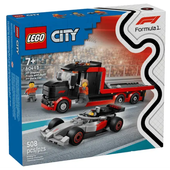 LEGO Constructor City F1 Display Truck with Audi F1 Race Car