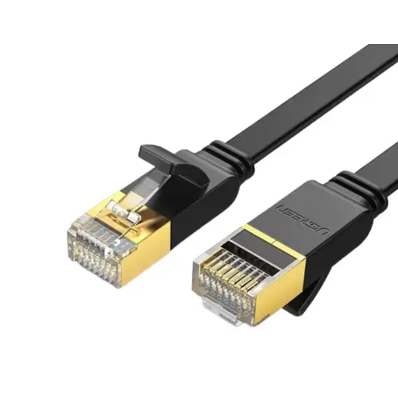 Network cable Ugreen Cat 7 U/FTP Lan Cable Flat Design 3m Black/11262
