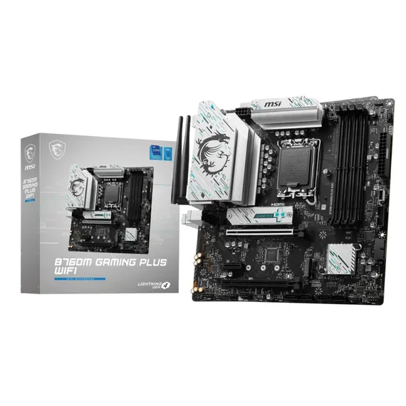 Motherboard MSI B760M GAMING PLUS WIFI s1700 B760 4xDDR5 HDMI DP WiFi BT mATX