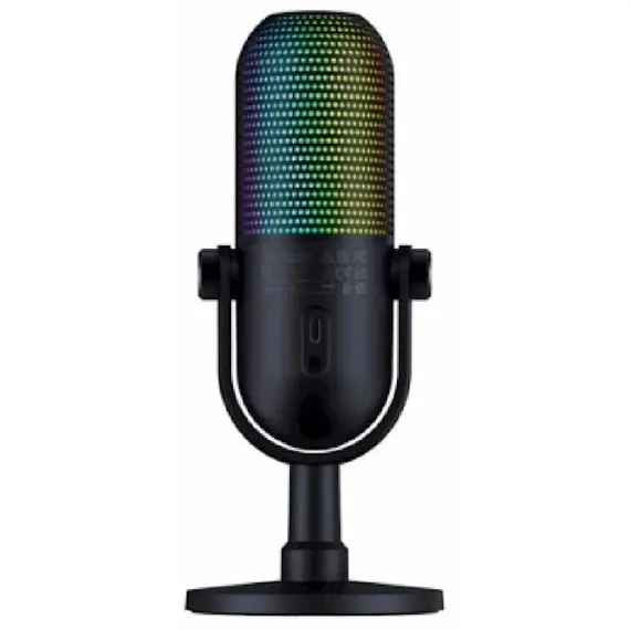 Razer gaming microphone Seiren V3 Chroma, Uni, RGB, USB-A, 2m, black