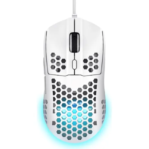 Mouse Trust GXT 928W Helox, Wired, USB, Gaming Mouse, White