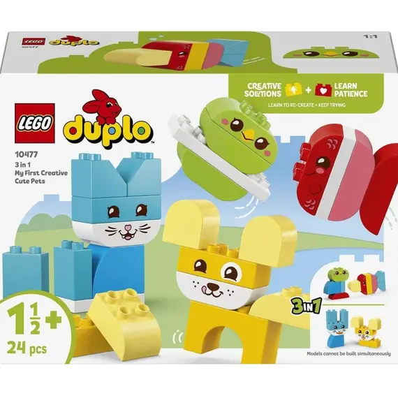 LEGO Constructor DUPLO My First 3 in 1 Creative Cute Pets