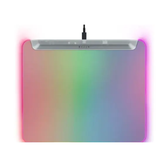 Razer Mouse Pad Firefly V2 Pro, M (360x278x4.6mm), RGB, Phantom White Ed.