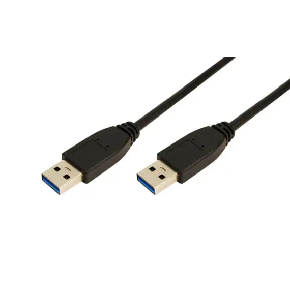 Logilink CU0038 USB 3.0 Cable AM to AM black 1m