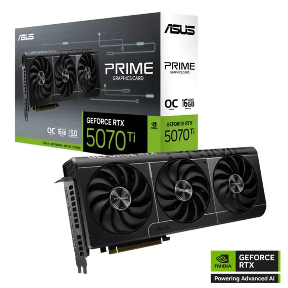 Video card ASUS PCI Express 12GB/ PRIME-RTX5070TI-O16G