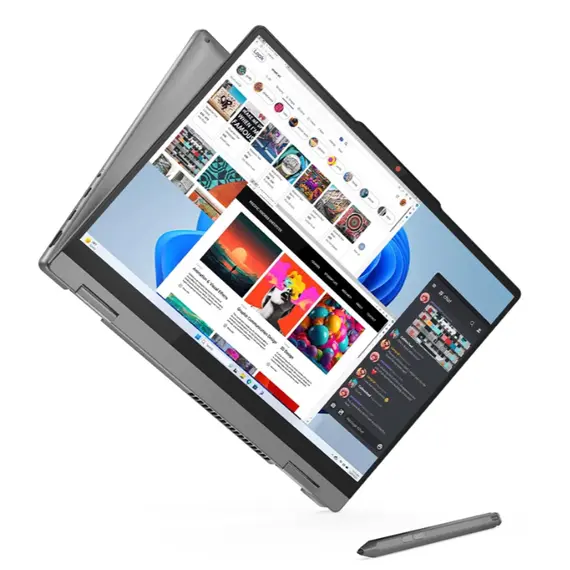 Laptop Lenovo IdeaPad 5 2-in-1 14" OLED Touch i5-13420H 16GB 512GB SSD Integrated Intel Graphics Luna Grey
