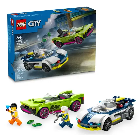 LEGO LEGO Constructor CITY POLICE CAR AND MUSCLE CAR CHASE