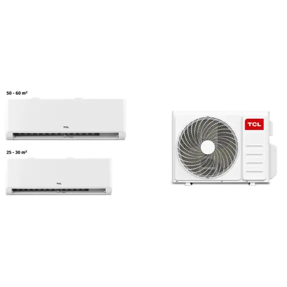 Air conditioner TCL MULTI SPLIT FMA-18I2HD/DVO OUTDOOR + FMA-09CHSD/TPH11I + FMA-18CHSD/TPH11I (70-90m2) Inverter R32