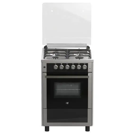 Stove Oz OE 6040 IX / 4Gas / Electric Oven / 60x60x85cm / FFD / Inox