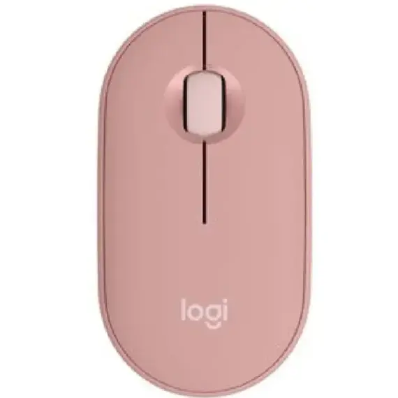 Mouse LOGITECH Pebble Mouse 2 M350s - TONAL ROSE - BT - EMEA-808 - DONGLELESS