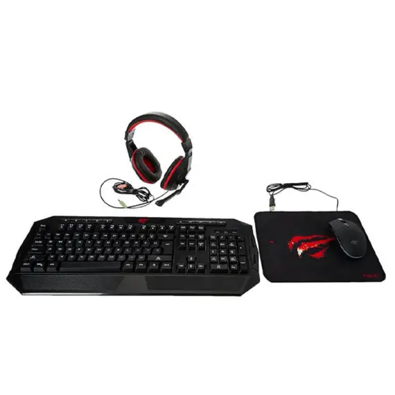 Keyboard, mouse and headset Havit KB501CM Gaming combo keyboard mouse mousepad headset