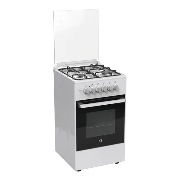 Stove Oz OE 5040 W / 4Gas / Electric Oven / 50x50x85cm / FFD / White