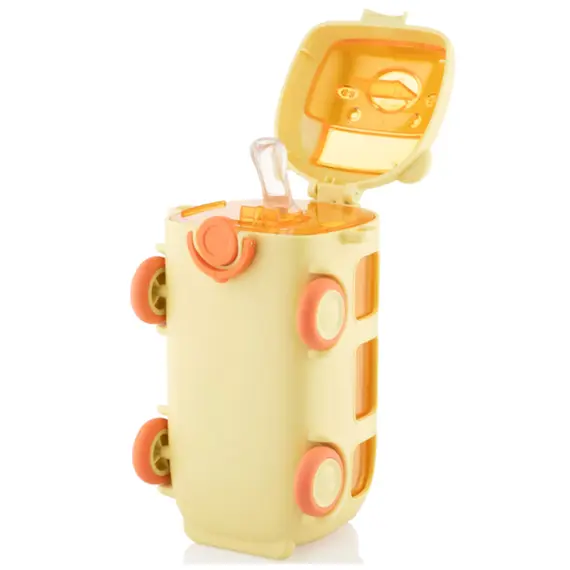 Water bottle Ardesto Bottle Bear Bus 500ml, plastic, yellow