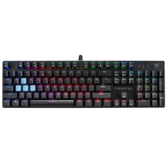 Acer Predator Aethon 303 Keyboard, PKW200, USB, Black, retail pack, US int.