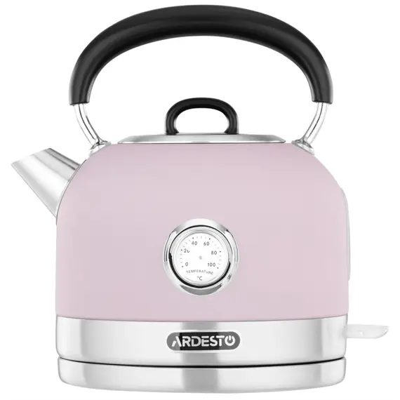 Electric kettle ARDESTO Toaster Lilac Dream, 800W, metal, 2 slots, purple+silver
