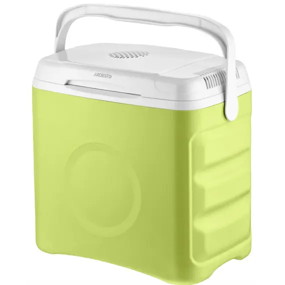 Passenger refrigerator ARDESTO travel refrigerator, 2in1, 29l, 220/12V, heating 55°C, cooling 18-20°C, USB port, 5kg, light green