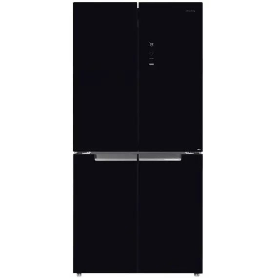 Refrigerator ARDESTO multi-door, 177.5x86x75, 4 doors, A++, NF, fresh zone, black (glass)