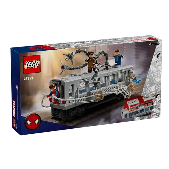 LEGO Constructor Super Heroes Spider-Man vs. Doc Ock Subway Train Scene