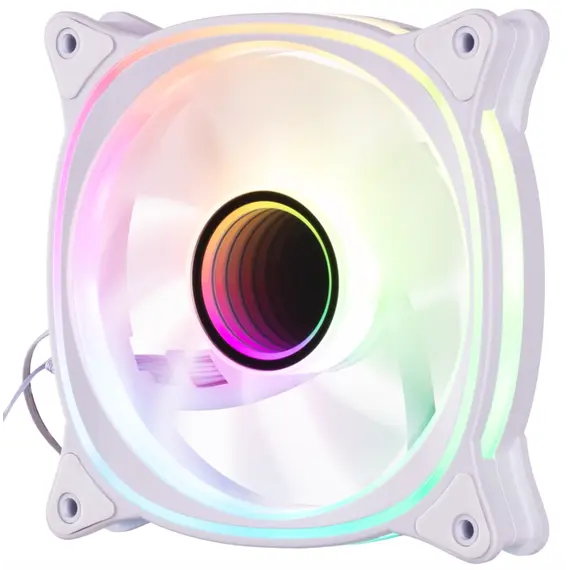 Cooler 2E GAMING Case Fan Air Cool X Fan ACF120XB-ARGB, 120mm, 1200rpm, 3pin, 3pin +5VARGB, 20.4dBa, white