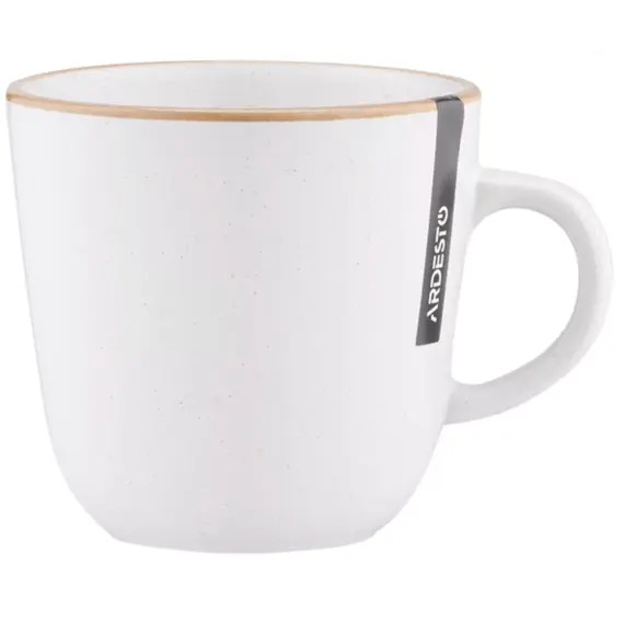 Cup ARDESTO Mug Apulia, 450ml, ceramic, white 767637171090