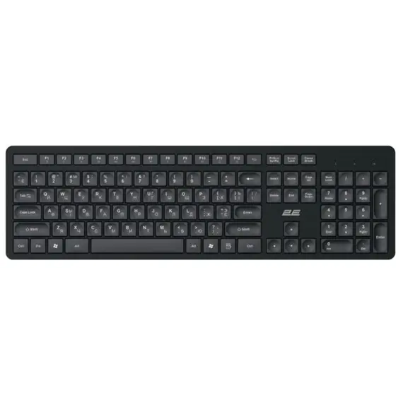 2E Keyboard membrane KS260 106key, WL, EN/UK/RU, black